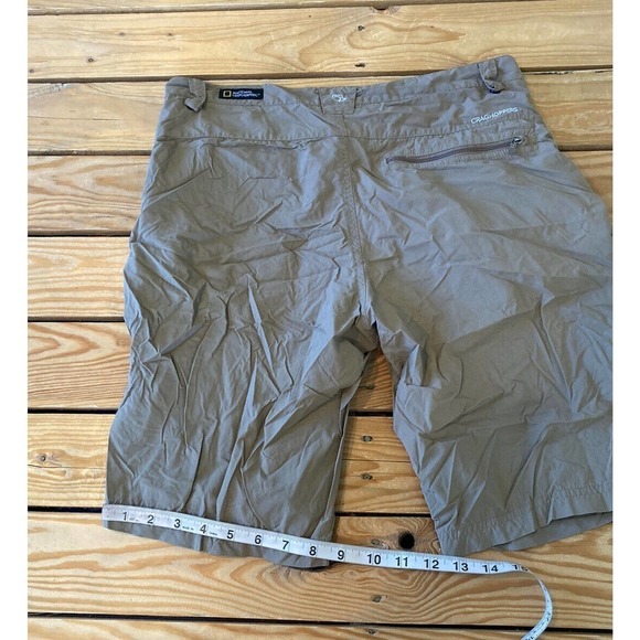 Craghoppers Zip Pocket Shorts Size 32 Men’s Khaki - Picture 8 of 10
